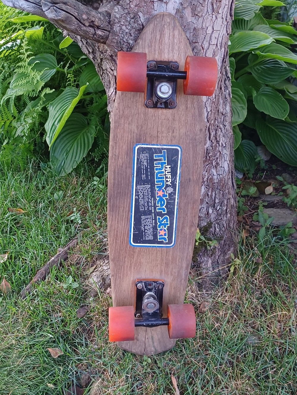 Vintage 70s Huffy Thunder Star skateboard - functional & original parts